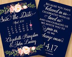 Navy Blue Blush Pink Save The Date Wedding Suit Printable Blue Wedding Invitations Fun Wedding Invitations Pink Save The Dates