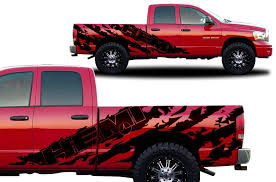 Matte Black American Flag Window Decal Ram 1500 Vinyl Decal Hemi Shred Wrap Kit For 2002 2008 Dodge Ram 1500 2500 Fits 2002 2008 Dodge Ram 1500 2500 With 6 5 Bed Size Only Do Dodge Ram Dodge Ram 1500 Ram
