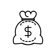 Create a sack of money by either using the pencil tool (n) or pen tool to draw the shape below. Money Bag Bank Investment Business Cash Line Design 2509477 Vector Art At Vecteezy