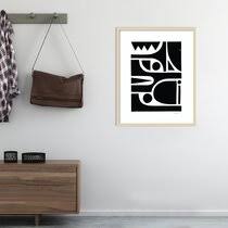 A wooden table in the shape of a triangle, perfect for an unused corner. Modern Contemporary Triangle Corner Dressers Allmodern