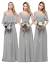 Lace Gray Bridesmaid Dresses