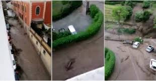 Frana a blevio, detriti e fango su strade e automobili. Natnh3gjh8xkm