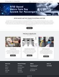 The various development works possible with django are, 1) creating and deploying restapi. Rfid Based Metro Train Ticketing System Python Machine Learning Ai Mysql Free Source Code Documentation Freeprojectz