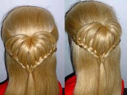 Einfache Flechtfrisuren Herz Frisur Fur Kinderhaare Heart Braid Hairst Flechtfrisuren Geflochtene Frisuren Kinder Haar