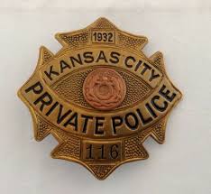 Kansas City Private Police 1932 Badge Police Badge Badge Police