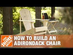 You'll have such a good time building one that you'll feel compelled to make a pair. How To Build An Adirondack Chair The Home Depot