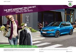 The new fabia flaunts a typical skoda design with sharp creases, a bold stance and the traditional butterfly grille. Art Vascalup Int Skoda Fabia Campaign
