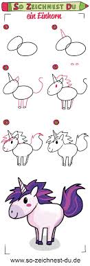 So Zeichnest Du Ein Einhorn Zeichnen Lernen Fur Kinder Einhorn Zeichnen Einhorn Malen