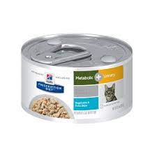 Hill S Prescription Diet Metabolique Urinaire Poids Urinaire Soins De Legumes Et Ragout De Hills Prescription Diet Canned Cat Food Chicken Vegetable Stew