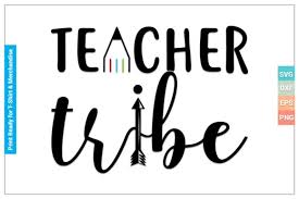 Download Teacher Tribe Svg Cricut Files Graphic By Svgitems Creative Fabrica