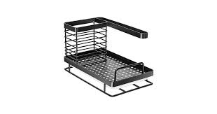 We did not find results for: Sink Caddy Black Odesign Kitchen Sink Caddy Organiser Sponge Soap Brush Holder With Drain Pan Tray Stainless Steel Black Kogan Com