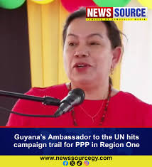 NEWS Source: Guyana's Permanent Representative to the United Nations,  Ambassador Carloyn Rodrigues- Birkett is taking a break from her diplomatic  duties and is back home