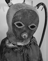 But in most cases applies only to the environmental protective covering worn by the diver. 1715 Diving Suit Creepy