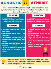Agnostic Vs Atheist Difference Between Atheist Vs Agnostic 7 E S L English Writing Skills English Vocabulary Words English Vocabulary