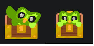 Green bird logo, owl yellow font, apps duolingo transparent background png clipart. Using Those Dark Mode Extensions Make The Duolingo Bird Creepy As Fuck I Won T Be Able To Sleep Tonight Duolingo