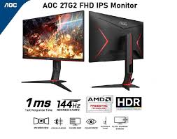 If you want a gaming monitor, then you surely want one with a high refresh rate. Aoc 24g2 27g2 Fhd 144hz Ips Gaming Monitor Electronics Computer Parts Accessories On Carousell