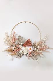Maybe you would like to learn more about one of these? Pink And White Diy Dried Flower Hoop Wall Hanging Dried Flower Wreaths Dried Flowers Floral Hoops