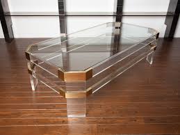 Please check with your local authorities to make. Lucite And Brass Coffee Table