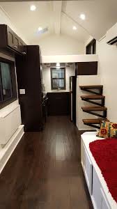 Cornerstone Tiny Homes Florida 28 Foot Tiny House On Wheels Thow The Fontana 2 Loft 2 Staircase Walk T Tiny House Stairs Tiny House On Wheels Tiny House