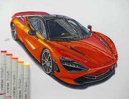 The mclaren 720s is mclaren's new top end model the super series. Mclaren 720s Drawing Cardrwngs Draw To Drive