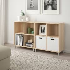 Eket Storage Combination With Legs White Stained Oak Effect Ikea Eket Ikea Eket Ikea