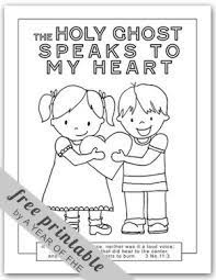 You can use our amazing online tool to color and edit the following holy spirit coloring pages. Year 02 Wk 43 The Holy Ghost Primary Lessons Fhe Lessons Lds Nursery