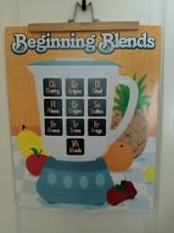 Details About Word Blends Beginning Ending Blends Educational Poster Classroom Wall Chart