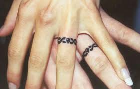 Pactos De Amor Disenos Del Tatuaje Del Anillo Tatuajes Dedo Anular Tatuaje De Una Banda