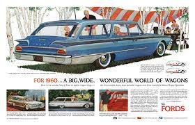 1959 Ford Ad Flickr Photo Sharing Car Advertising Retro Cars Station Wagon