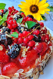Das tolle an diesem rezept ist, dass ihr das grundrezept je nach geschmack und saison mit euren liebsten früchten belegen könnt. Obstkuchen Mit Vielen Bunten Fruchten Instakoch De