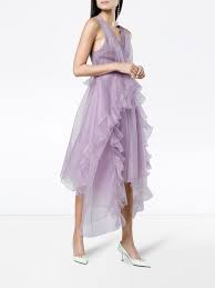 Preen By Thornton Bregazzi Ruffle Dress With Full Skirt Designer Cocktail Dress Designer Outfits Woman Designer Party Dresses