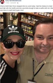 Pop superstar Katy Perry takes the grand Lancaster County tour