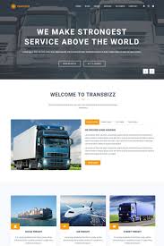 Transbizz Transport Logistic Warehouse Html5 Template Landing Page Template 73411 Html5 Templates Digital Design Trends Page Template