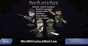 The mini militia mod apk pro pack. Mini Militia 4 2 8 God Mod Apk Unlimited Everything Billy Mods