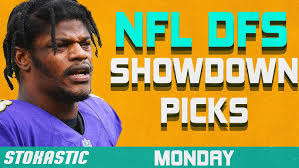 NFL DFS Showdown Strategy MNF Week 9 Saints vs Ravens