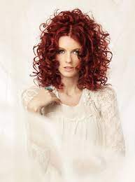 Loose Spiral Perm Hairstyle Red Curly Hair Curly Hair Styles Naturally Curly Hair Styles