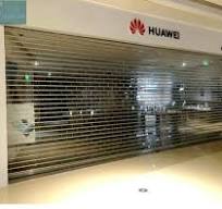 Automatic Electric Good Vision Clear Transparent Design Roller Shutter Auto  Polycarbonate Rolling Door Aluminium Glass Security Commercial Roller Door