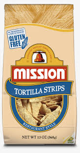 Mission tortilla wraps, gluten free, spinach herb. Mission Brown Bag White Corn Strips Is Mission Tortilla Chips Strips Free Transparent Png Download Pngkey