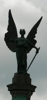 South African War Memorial Haymarket Newcastle The Mucky Angel Angel Statues Cemeteries Catholic Art