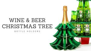 Remember a favorite wine, or special occasion by saving the bottle and displaying it on this wine bottle christmas tree. Wine Beer Christmas Tree Holders Youtube