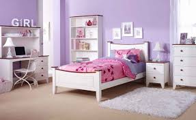 Bedroom Lilac Girl Bedroom With Classic White Storage Drawers And Shel Muebles De Dormitorio De Ninas Conjuntos De Dormitorio Juegos De Muebles De Dormitorio