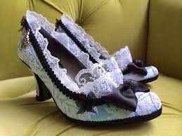 Black Alice In Wonderland Shoes Alice In Wonderland Costume Alice In Wonderland Shoes High Heels Party Fantasy Pumps Baby Blue Black Bo Alice In Wonderland Shoes High Heel Shoes Costume Shoes