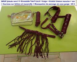 Tdet Licol Cheval Longe Frontal Chasse Mouche Neuf Licol Cheval Cheval Chasse