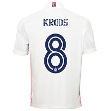 8 kroos real madrid womens third authentic shirt 20/21. Kroos 8 Real Madrid Home Jersey 2020 21 Adidas Fm4735 Kroos Amstadion Com