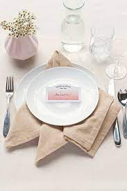 Flip over the napkin so the seam faces the table. Table Setting Tips 3 Basic Napkin Folds Party Inspiration