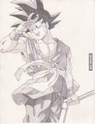 Goku Drawing Goku Drawing Drawings Naruto Drawings