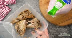 Microwave using the defrost setting of your microwave or 30% power level for two minutes. 3 Ways To Defrost Chicken Wikihow