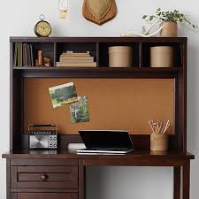 Having a desk that doesn't take up too much space in small apartment doesn't have to be expensive! Beadboard Space Saving Desk Hutch Pottery Barn Teen