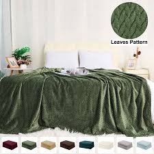 Piccocasa All Season Lightweight Flannel Fleece 1 Piece 50 X 60 Blanket Army Green Walmart Com In 2020 Green Master Bedroom Green And White Bedroom Hunter Green Bedrooms
