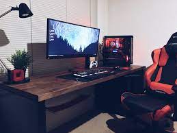 Where I Wish I Could Spend More Time Bureau De Jeu Bureau D Ordinateur Diy Bureau Pour Gamer